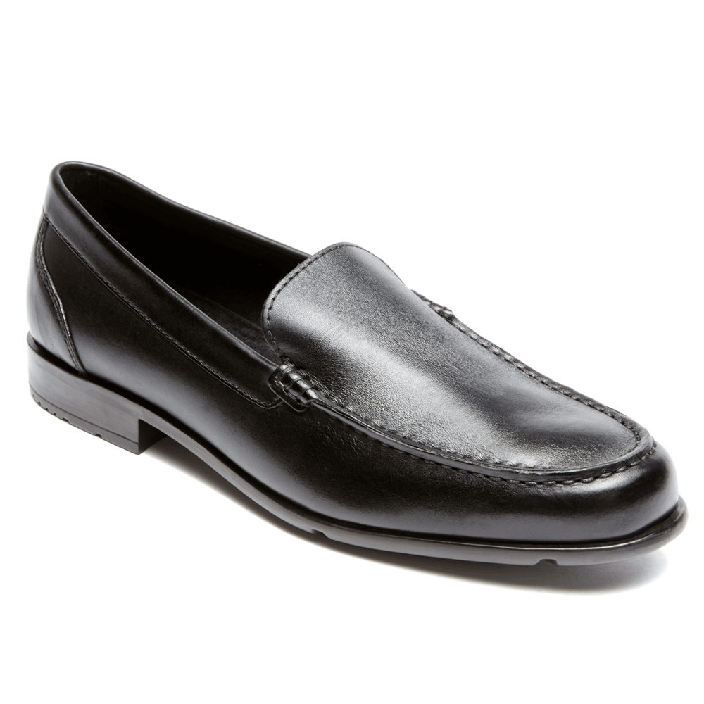 Mocassins Rockport Homem Pretas - Classic Venetian - 54329DGTH